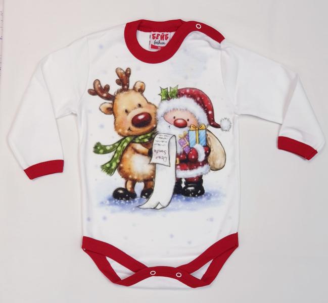 Бейб фешън Коледно боди