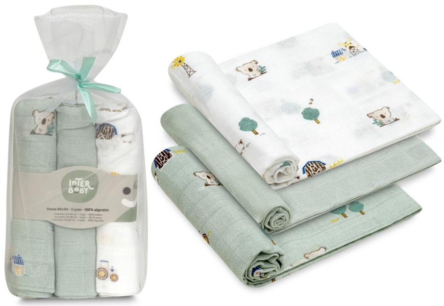 Interbaby Бебешки муселинови пелени