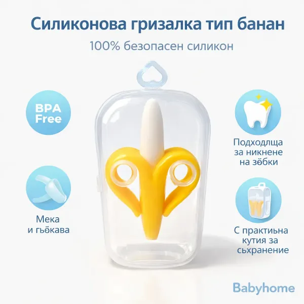 Baby home Силиконова гризалка